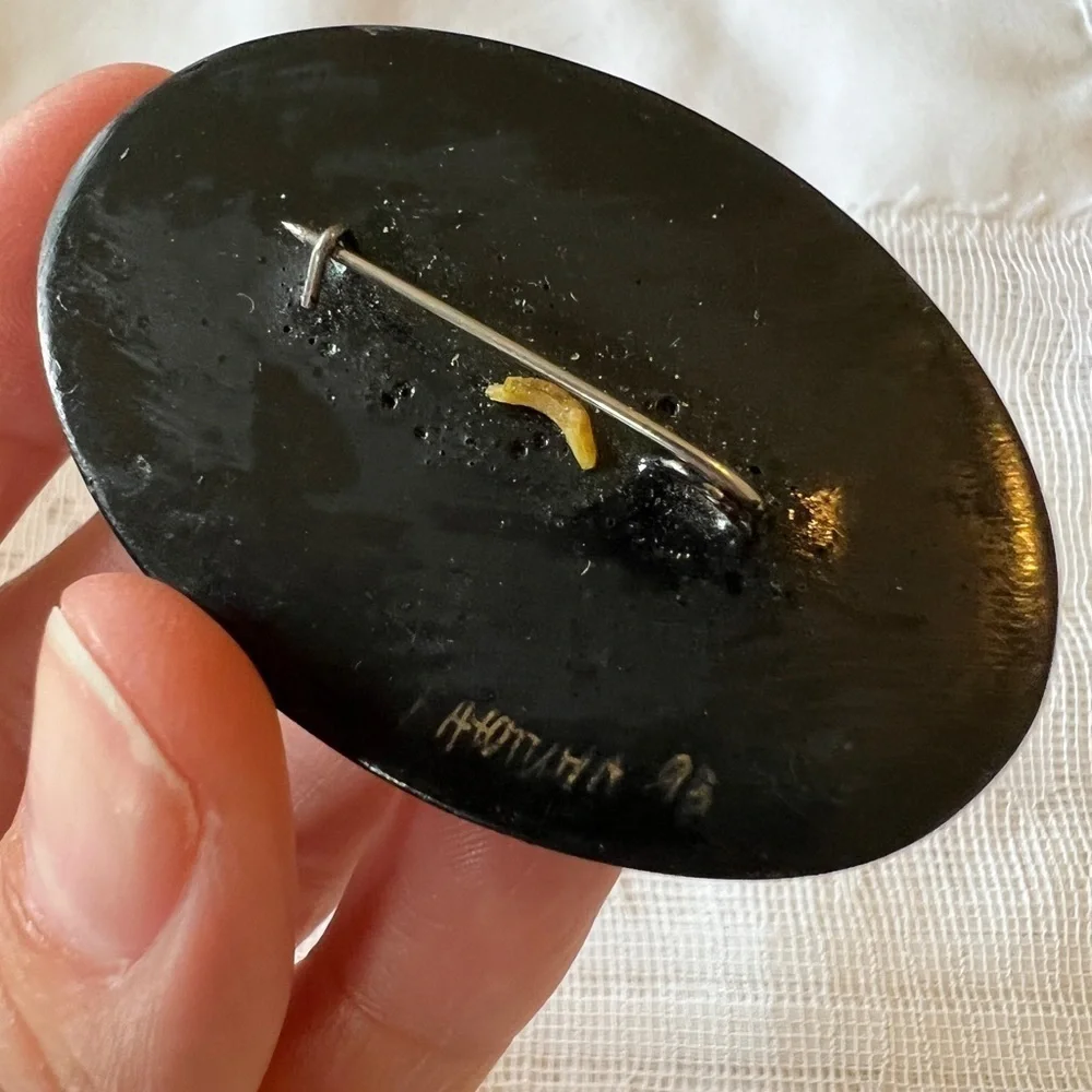 Russian Floral Brooch